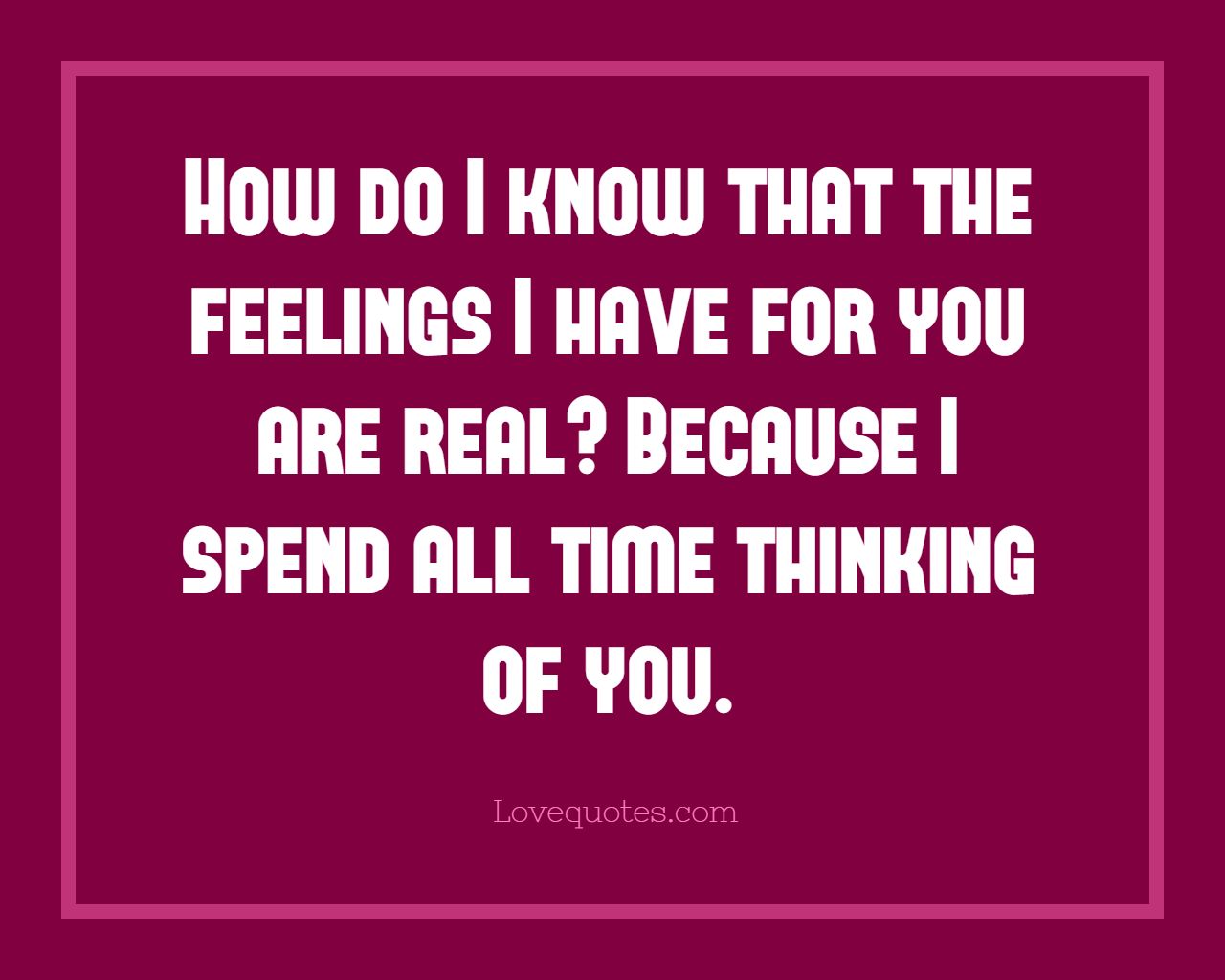 Real Feelings