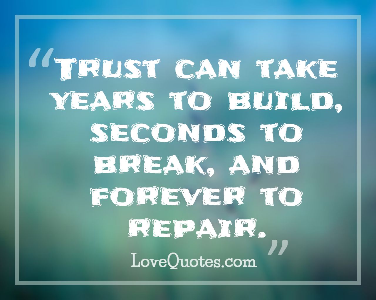 Forever To Repair