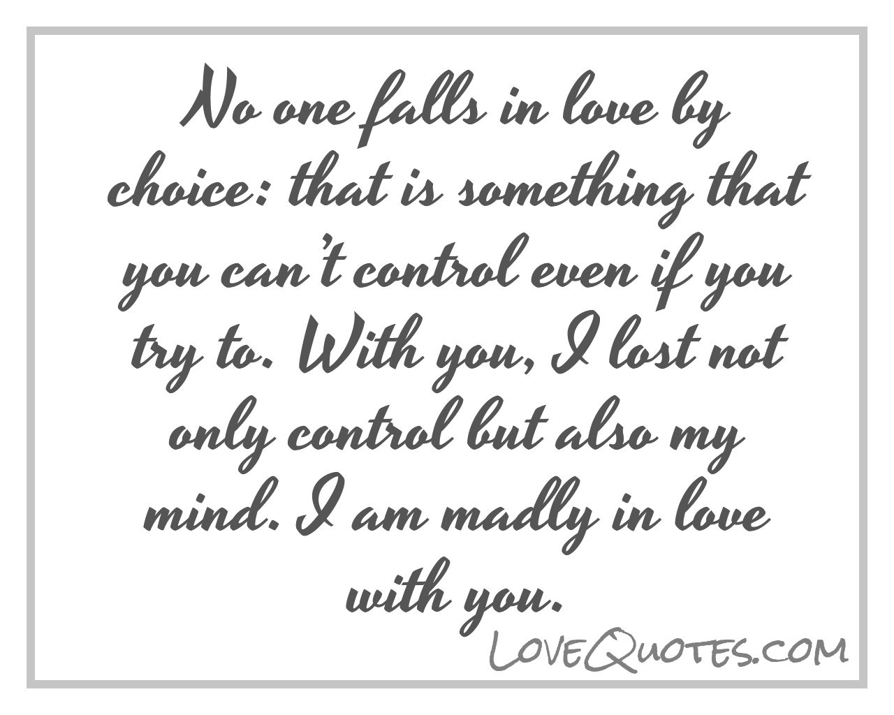Madly In Love With You Love Quotes