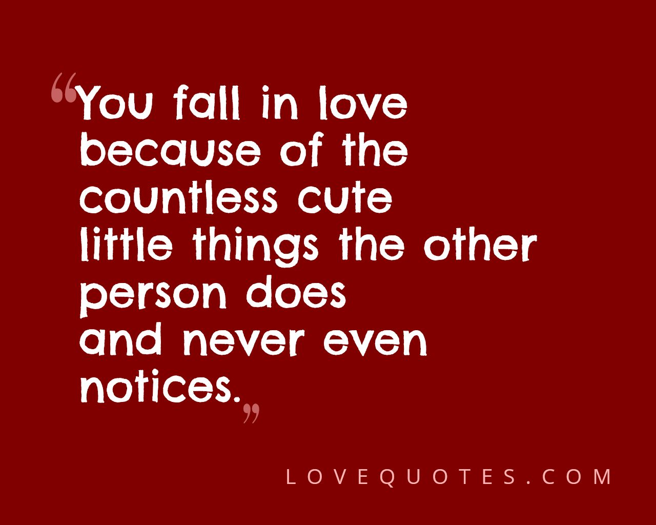Countless Cute Little Things