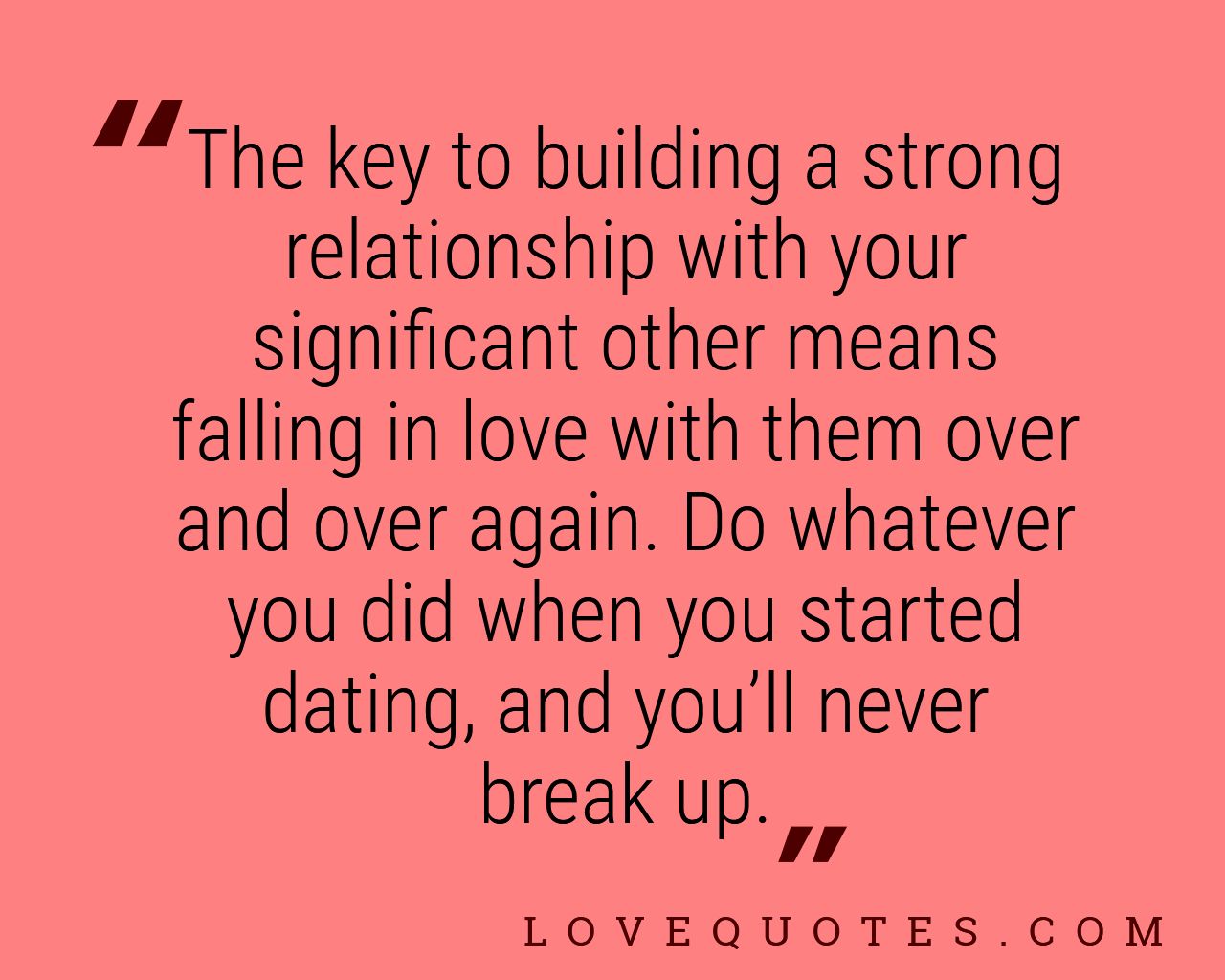 Building A Strong Relationship