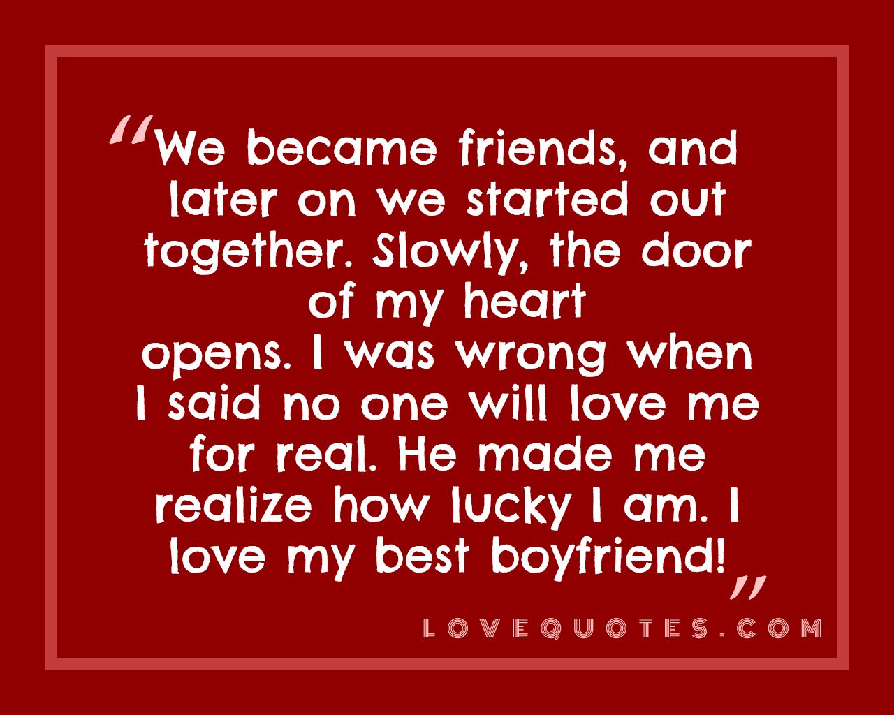 Love Me For Real - Love Quotes