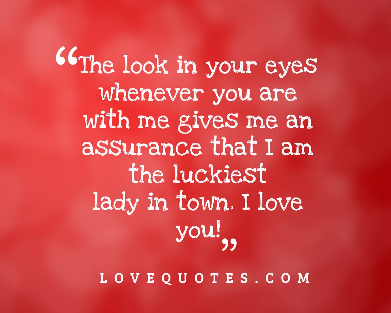 The Look In Your Eyes