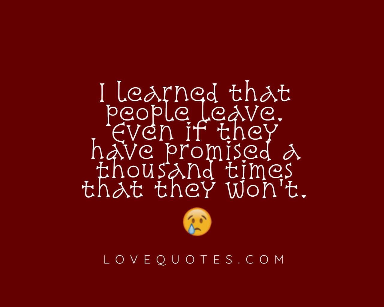 People Leave
