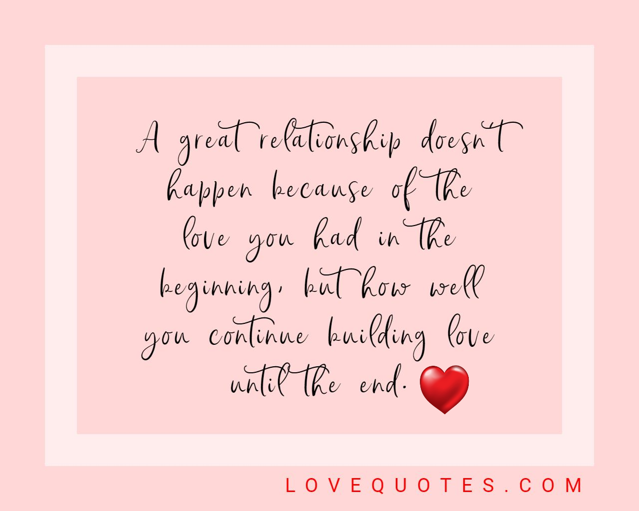 Building The Love