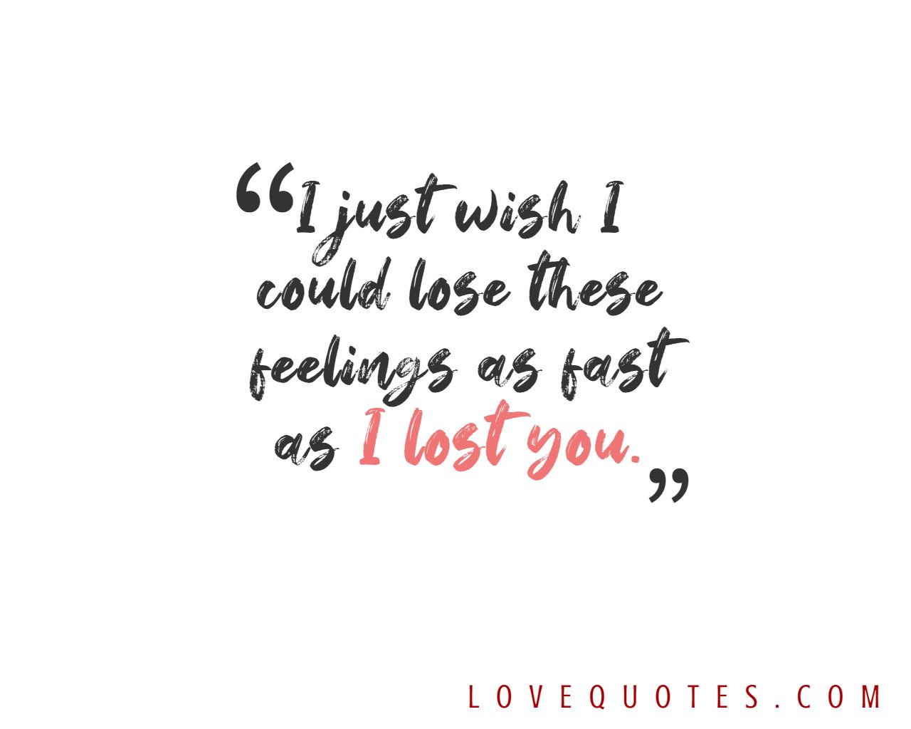 Lose These Feelings