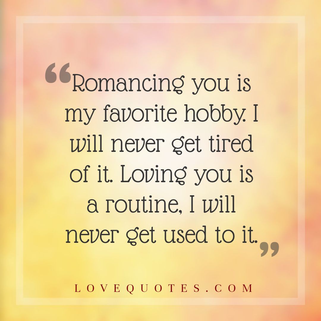 Loving You Is A Routine