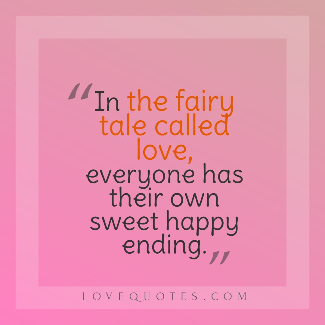 The Fairy Tale Called Love