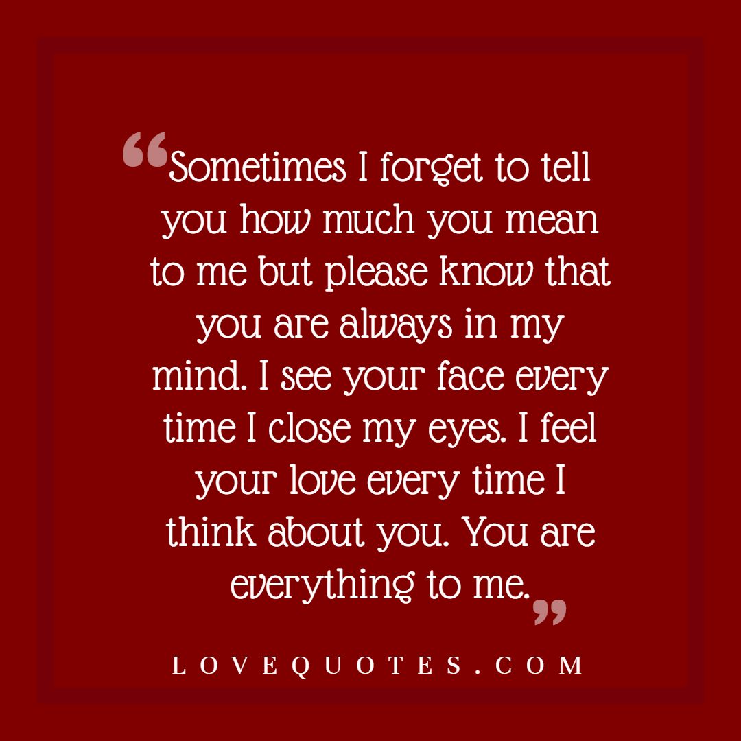 I Feel Your Love - Love Quotes