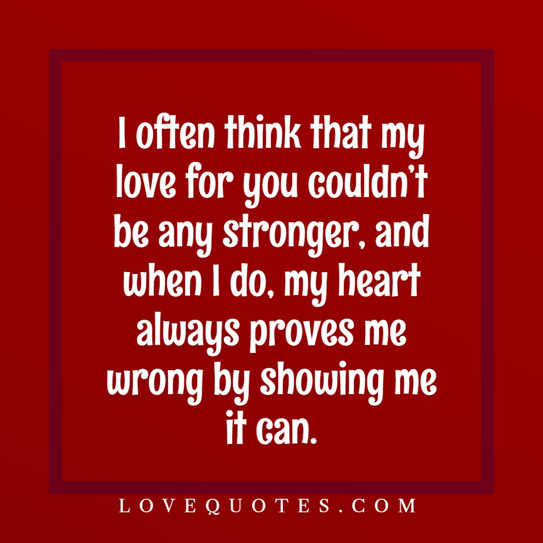 My Heart Proves Me