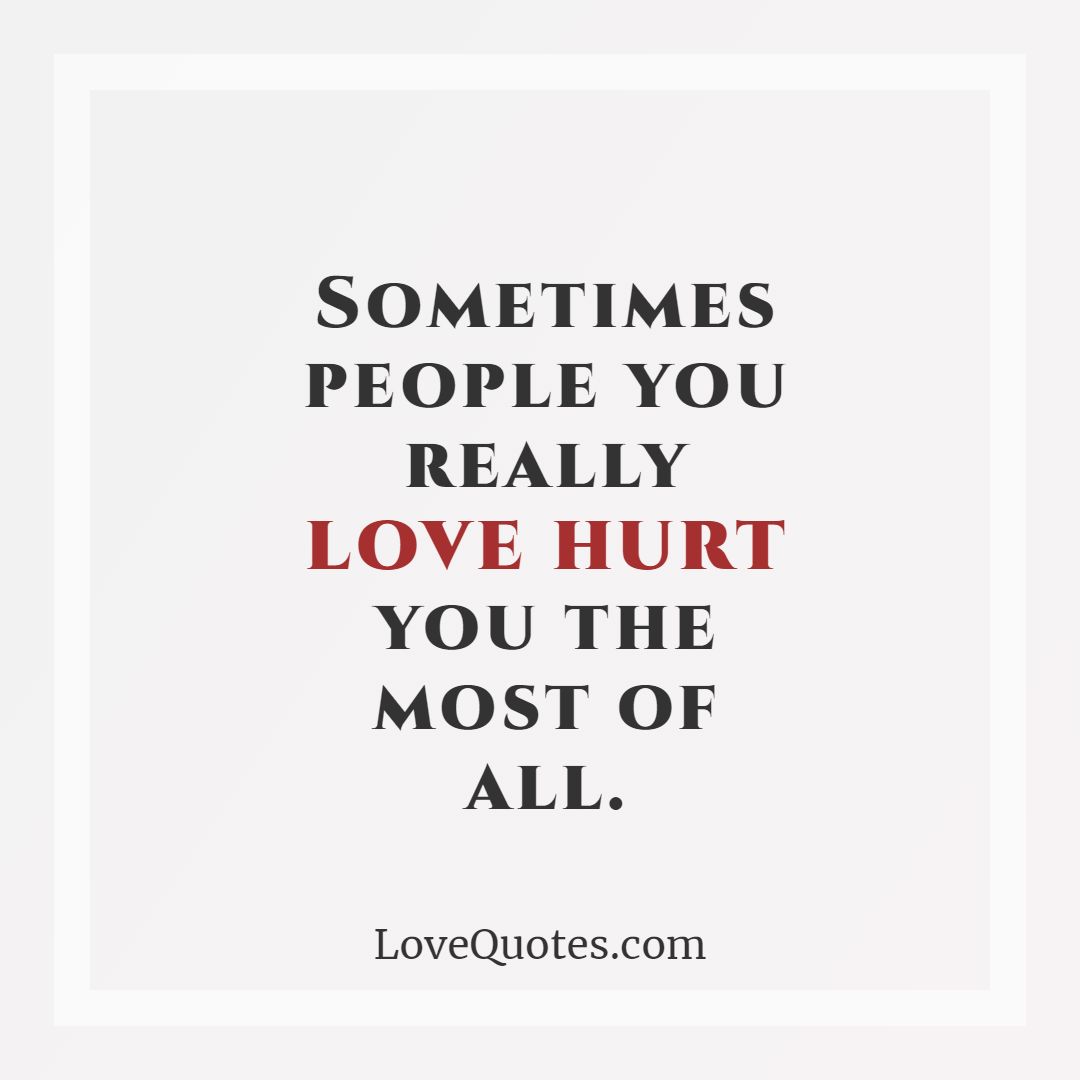Love Hurt