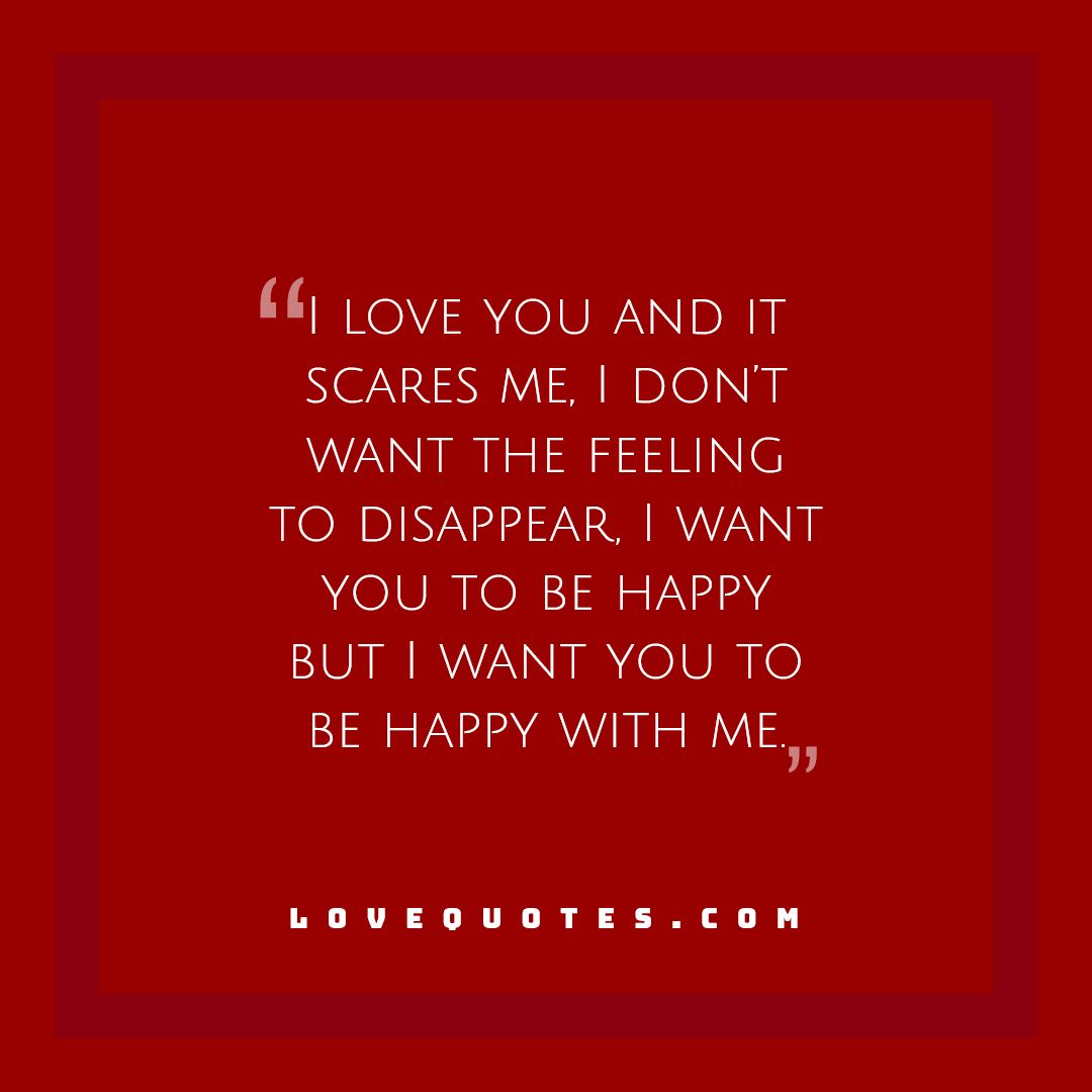 Be Happy With Me - Love Quotes