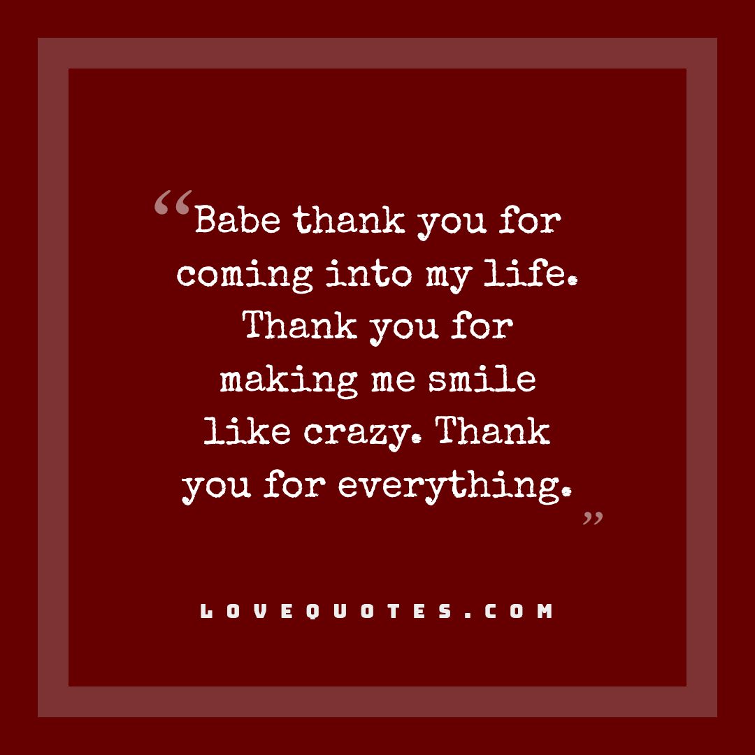 Thank You Love Quotes