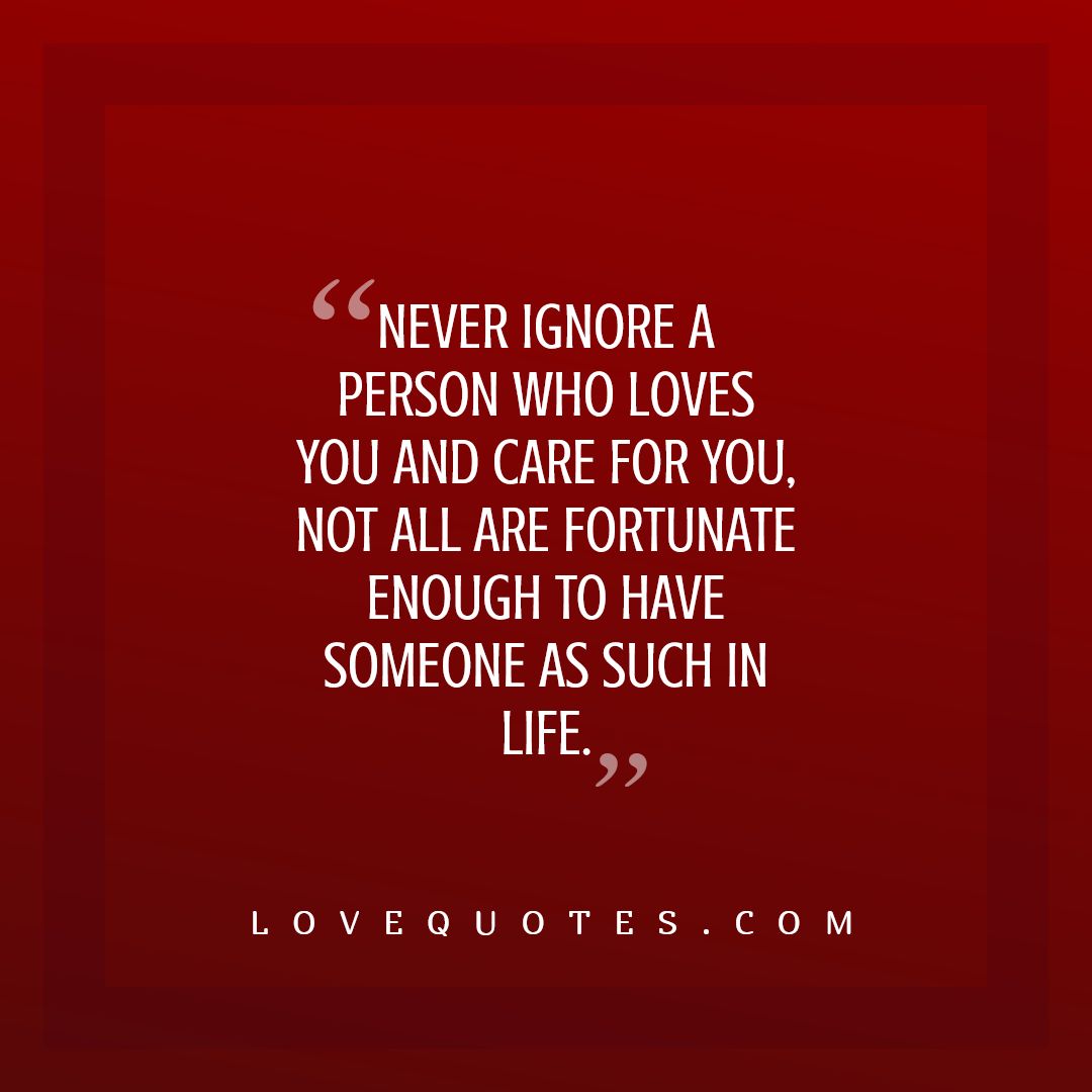 A Person Who Loves You