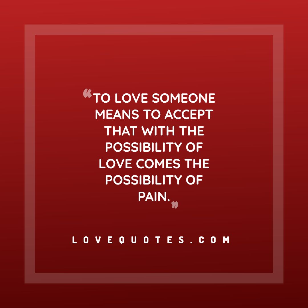 The Possibility Of Love
