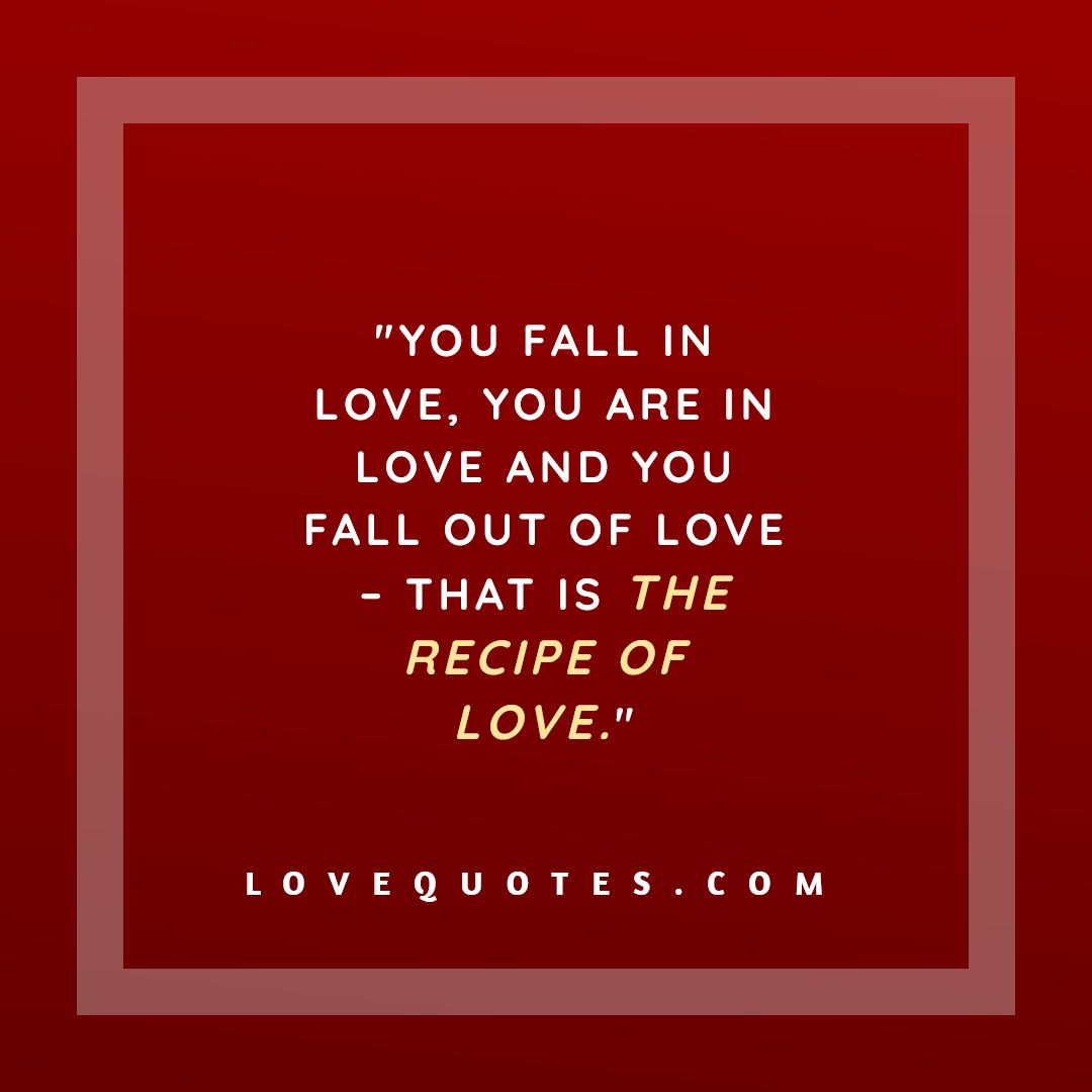 The Recipe Of Love