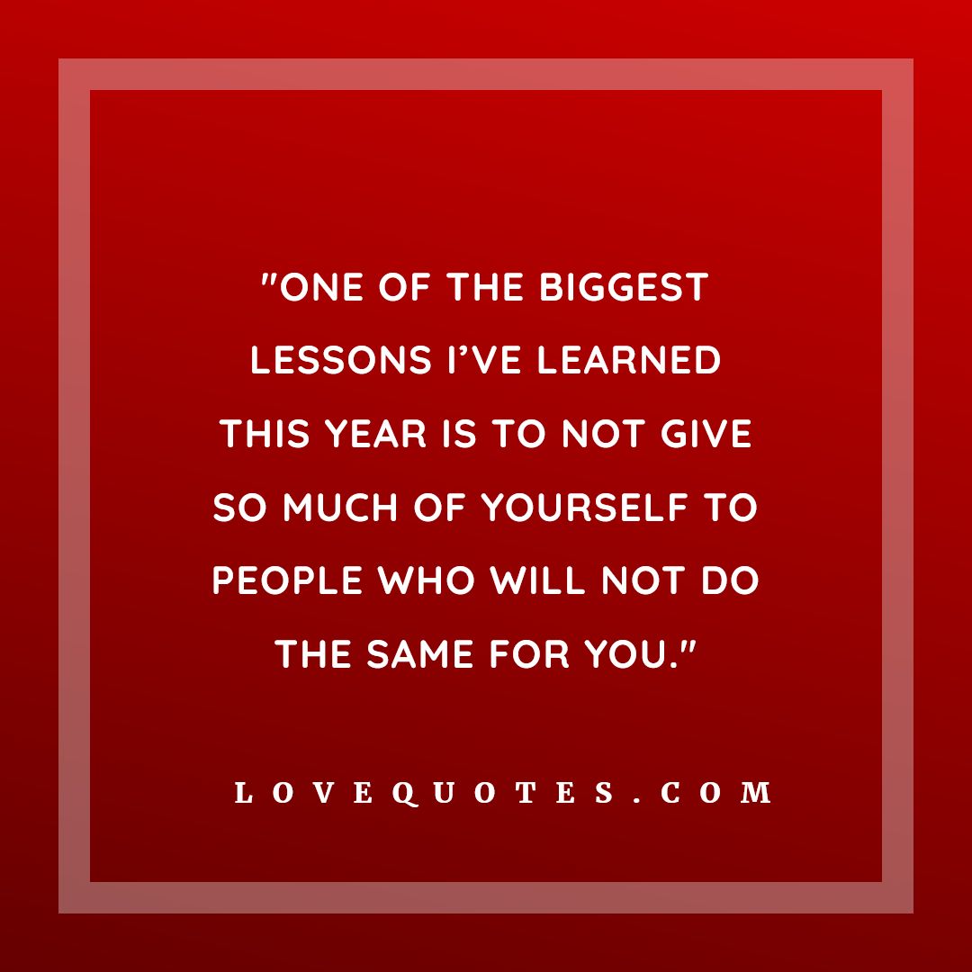 The Biggest Lessons