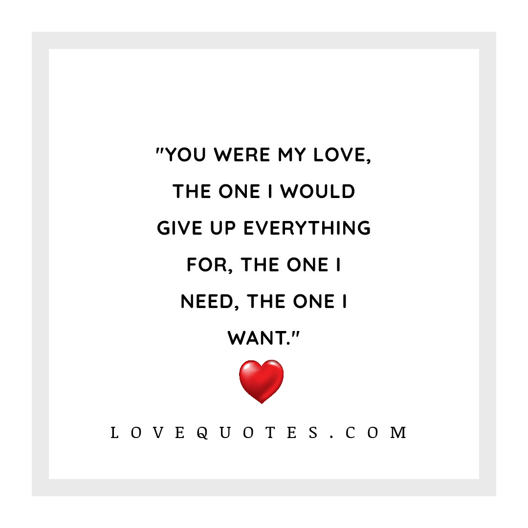 The One - Love Quotes