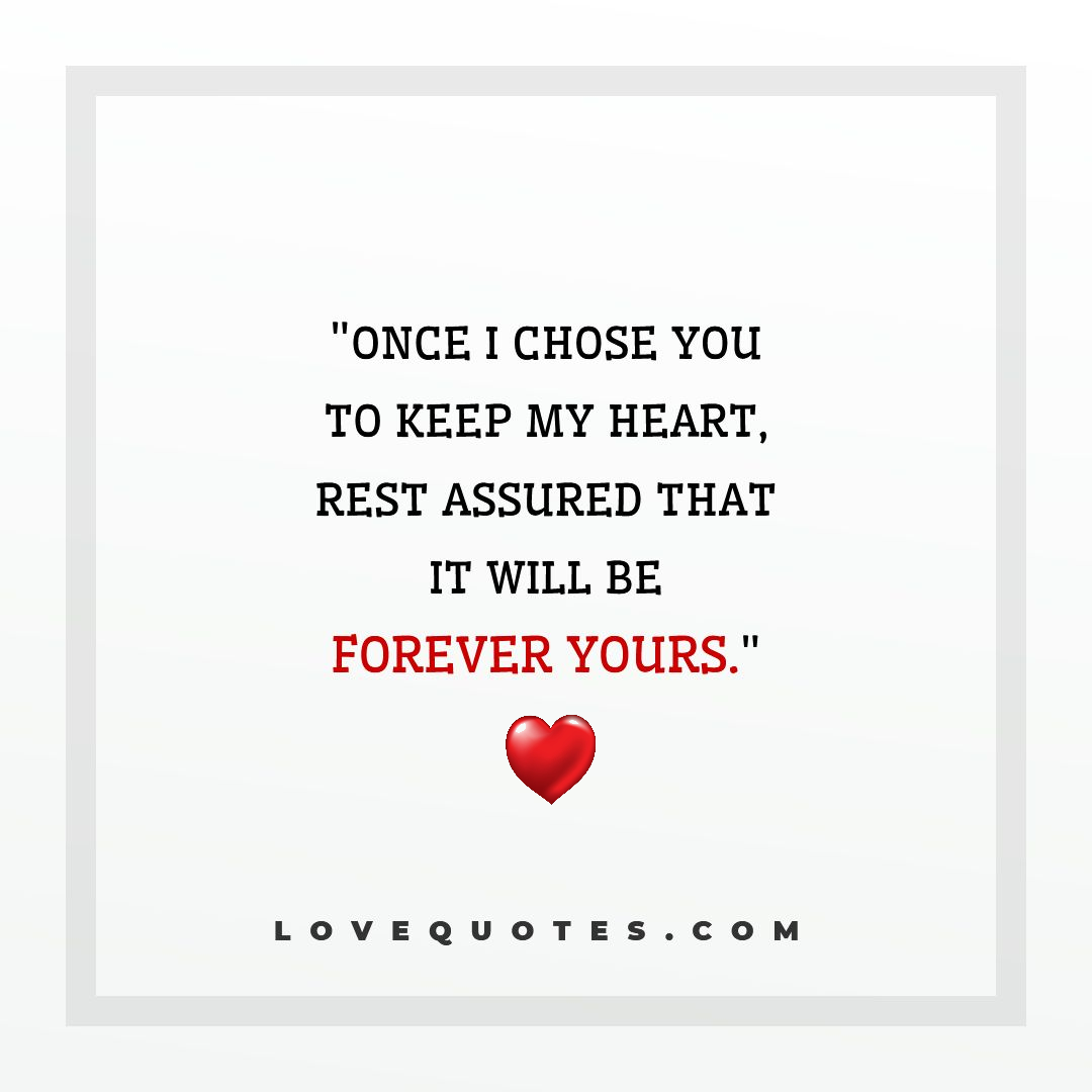 Forever Yours - Love Quotes