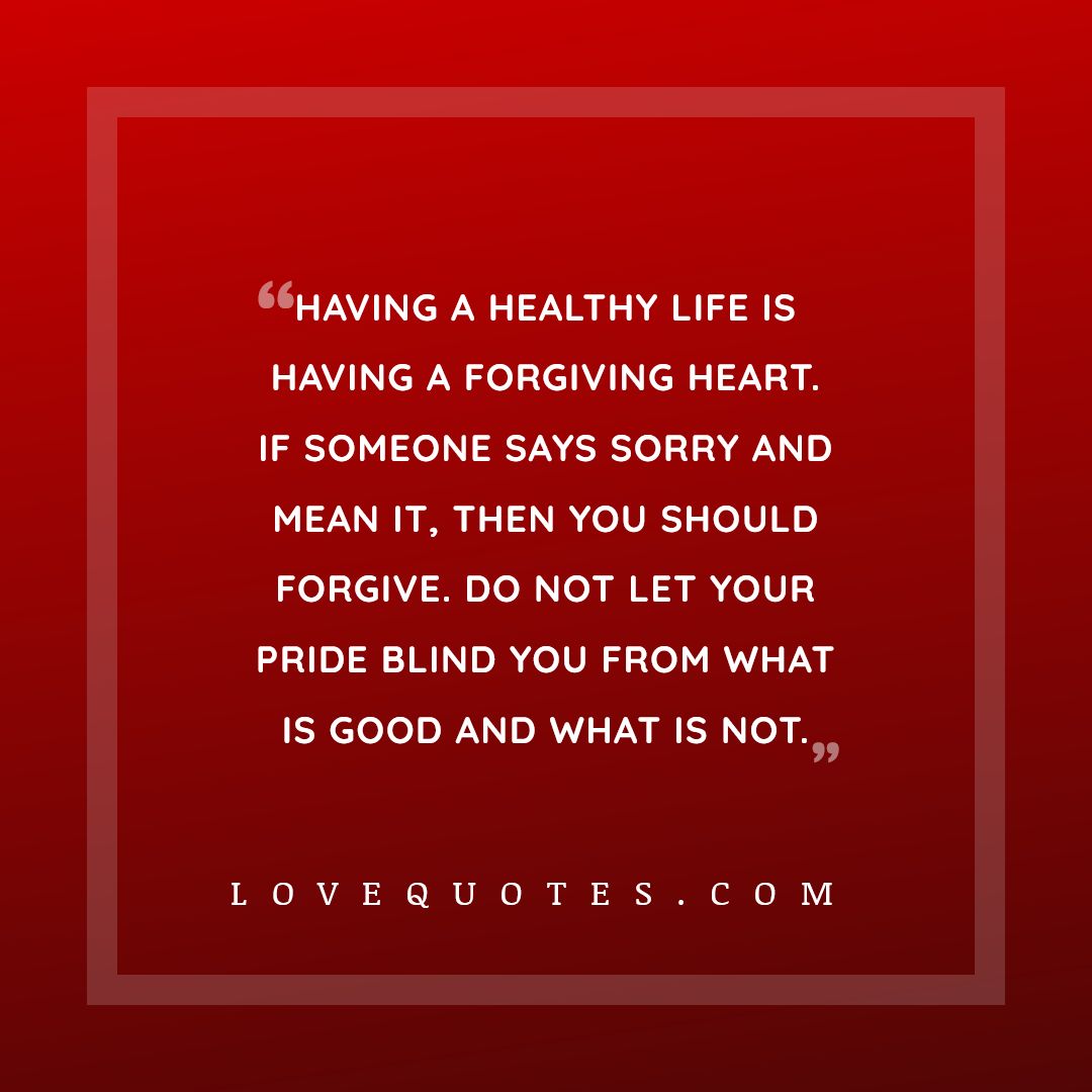 A Forgiving Heart
