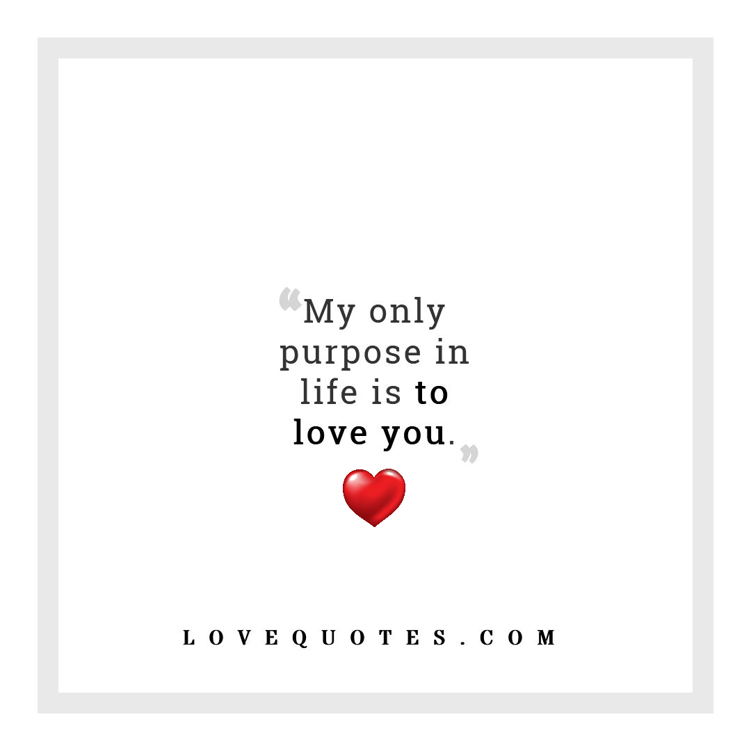 My Only Purpose