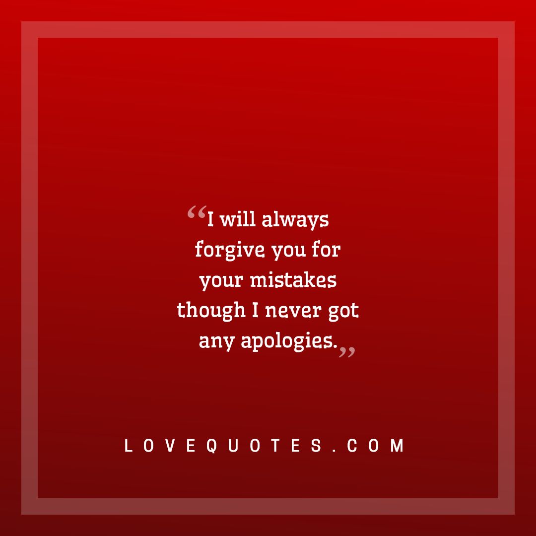 I Will Forgive You