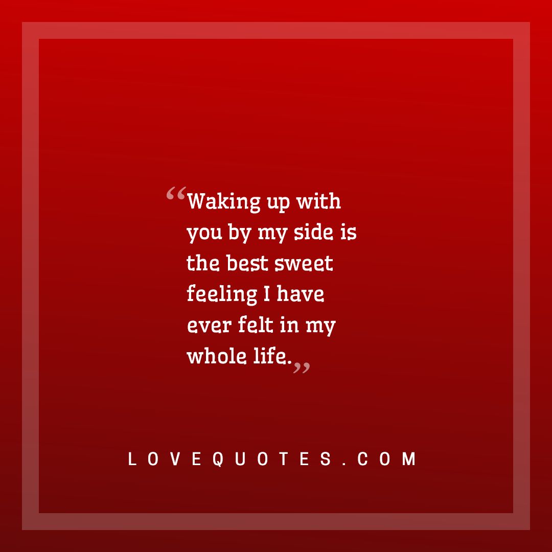 The Best Sweet Feeling - Love Quotes