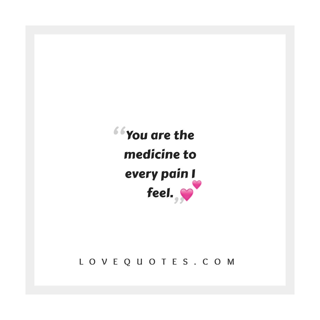 You Are The Medicine