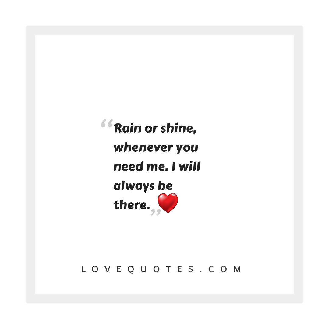Rain Or Shine