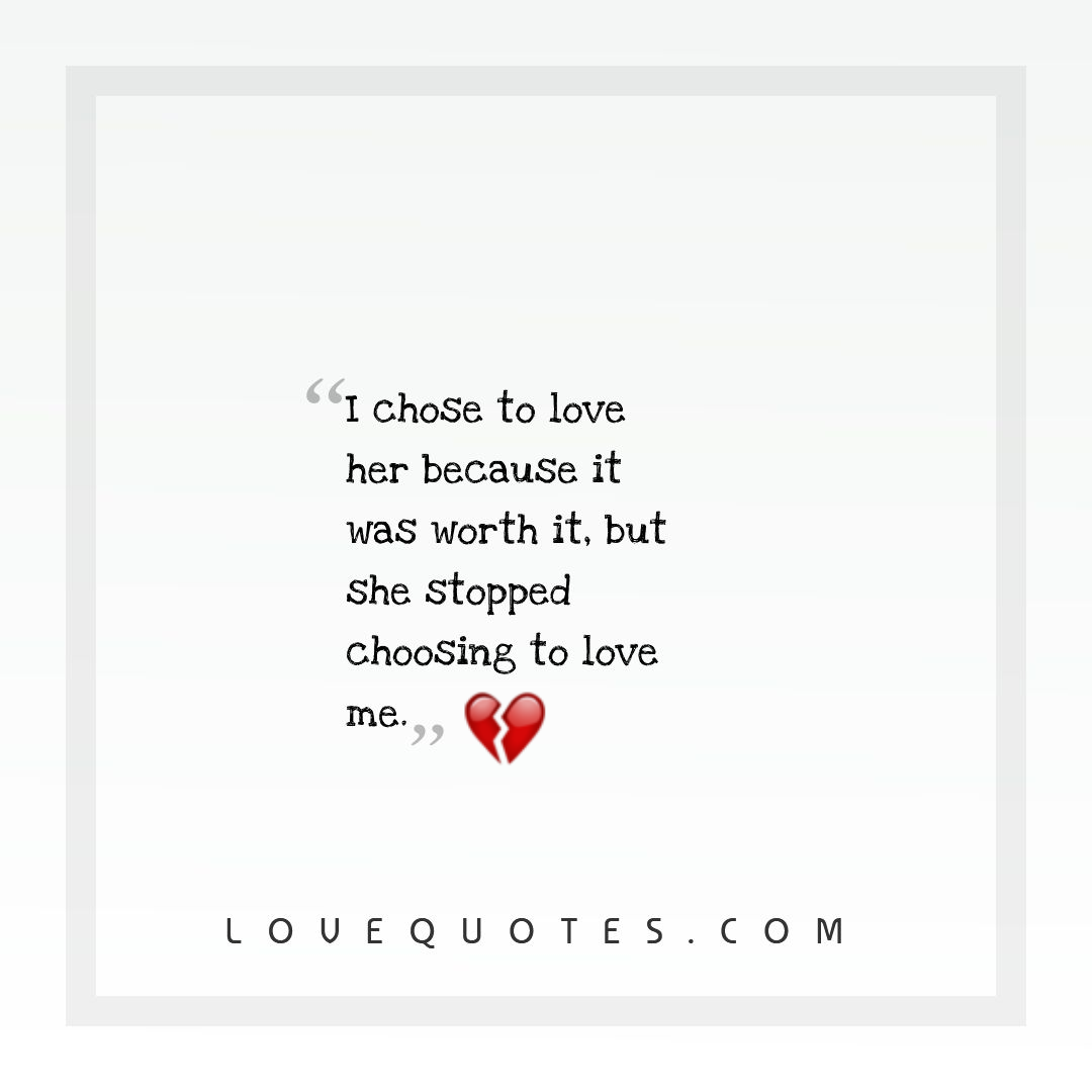 I Choose To Love