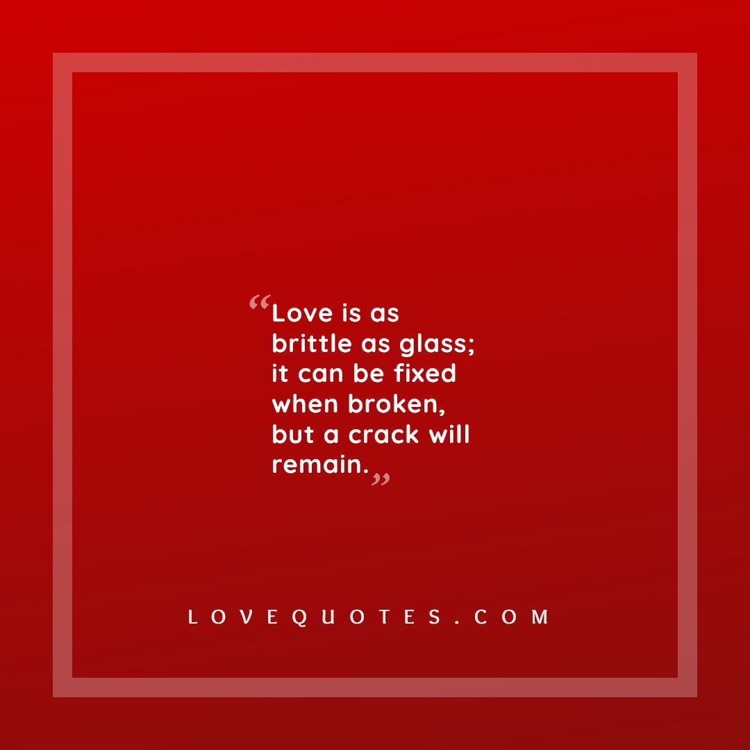 As brittle As Glass