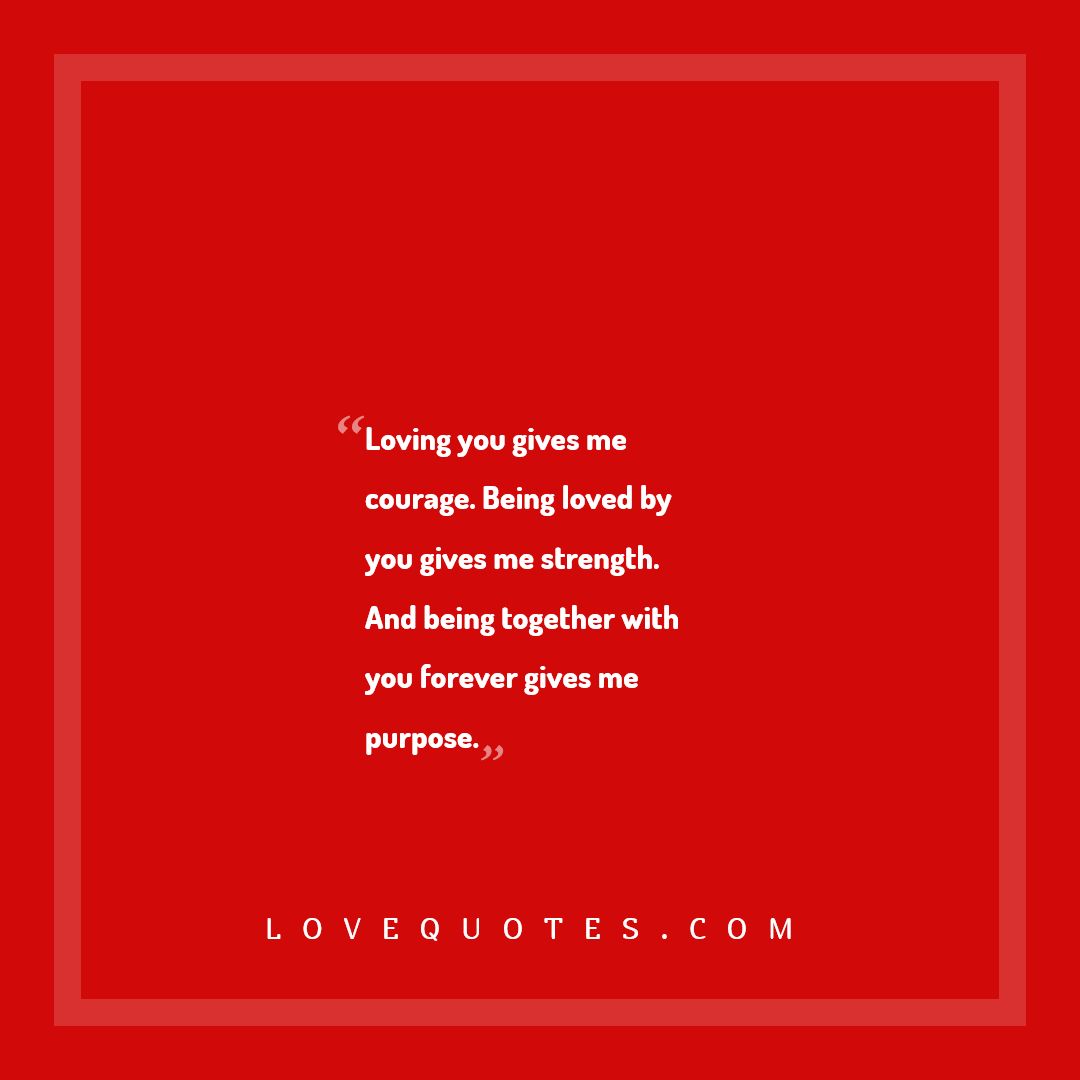 Loving You Gives Me Courage