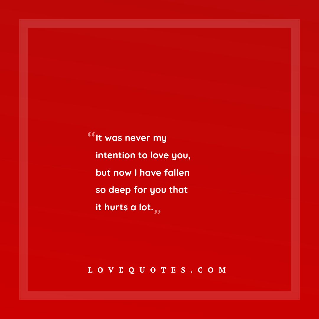 Never My Intention